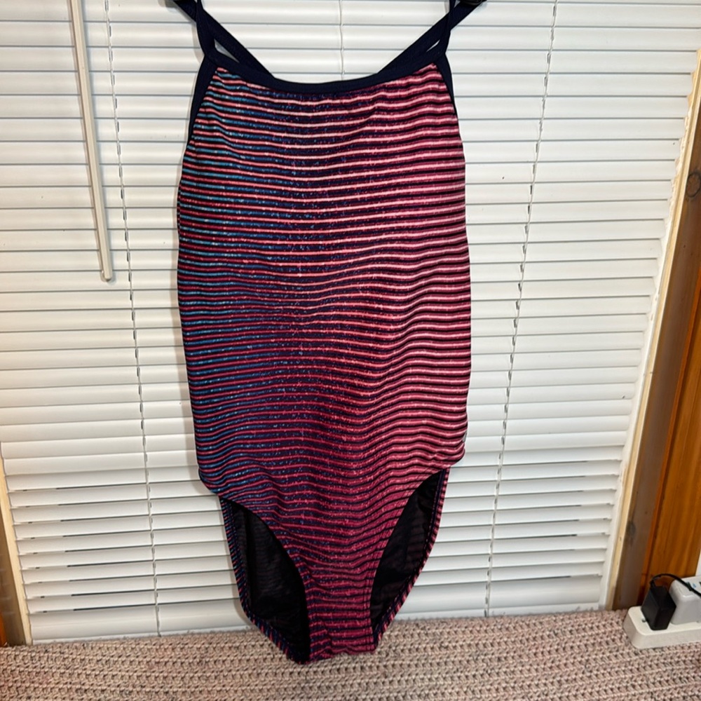 TYR Striped Bathing Suit